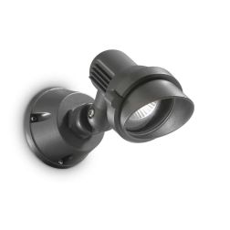 APPLIQUE FARETTO DA ESTERNOL25 CM IP65 CON DIFFUSORE ORIENTABILE COLORE ANTRACITE CRISTALENSI - Cristalensi Shop Online