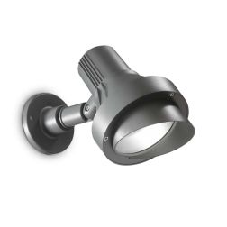 APPLIQUE FARETTO DA ESTERNO L30 CM IP65 CON DIFFUSORE ORIENTABILE COLORE ANTRACITE CRISTALENSI - Cristalensi Shop Online