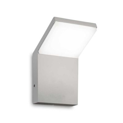 APPLIQUE DA ESTERNI SQUADRATO ALLUMINIO 5 COLORI IP54 LED 9W LUCE 3000K o 4000k CRISTALENSI - Cristalensi Shop Online