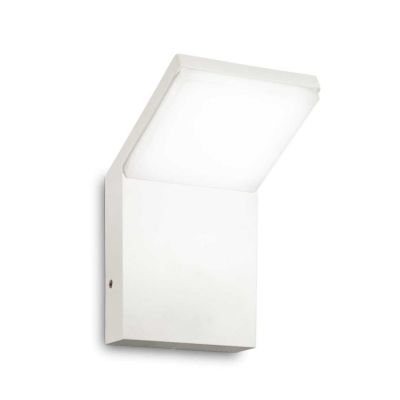 APPLIQUE DA ESTERNI SQUADRATO ALLUMINIO 5 COLORI IP54 LED 9W LUCE 3000K o 4000k CRISTALENSI - Cristalensi Shop Online