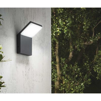 APPLIQUE DA ESTERNI SQUADRATO ALLUMINIO 5 COLORI IP54 LED 9W LUCE 3000K o 4000k CRISTALENSI - Cristalensi Shop Online