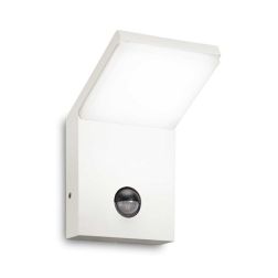 APPLIQUE SQUADRATO CON SENSORE DI MOVIMENTO 2 COLORI IP54 LED 9.5W LUCE 3000K o 4000k CRISTALENSI - Cristalensi Shop Online