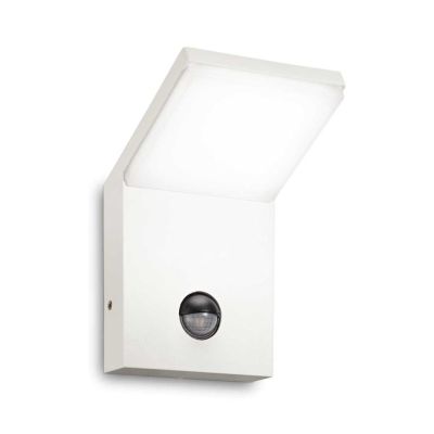 APPLIQUE SQUADRATO CON SENSORE DI MOVIMENTO 2 COLORI IP54 LED 9.5W LUCE 3000K o 4000k CRISTALENSI - Cristalensi Shop Online