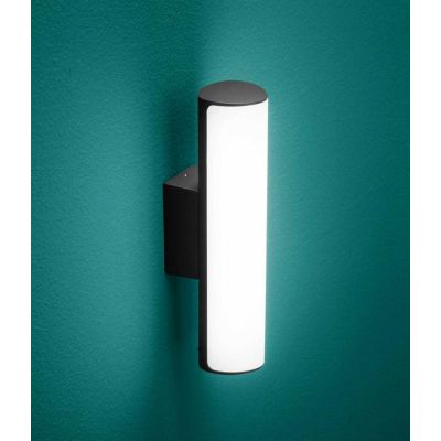 LAMPADA DA PARETE PER ESTERNI IP44 5 COLORI LED 10W LUCE 3000K O 4000K CRISTALENSI - Cristalensi Shop Online