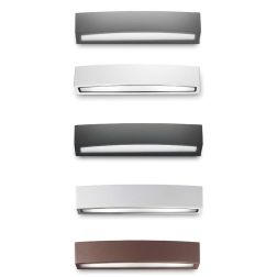 APPLIQUE RETTANGOLARE PER ESTERNO IP54 2 LAMPADINE E27 DISPONIBILE IN 5 COLORI CRISTALENSI - Cristalensi Shop Online