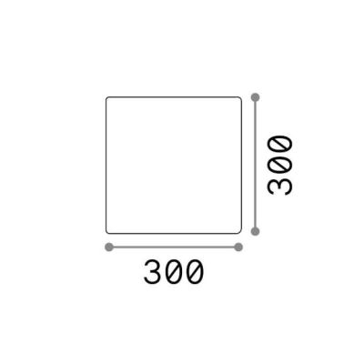 CUBO LUMINOSO BIANCO OPALE DA ESTERNO IN PLASTICA 3 MISURE IP44 ATTACCO E27 MODERNA CRISTALENSI - Cristalensi Shop Online