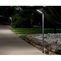 PALO DA GIARDINO IN 2 MISURE IP54 LED 6,5W LUCE 3000K O 4000K 3 COLORI DESIGN MODERNO CRISTALENSI - Cristalensi Shop Online