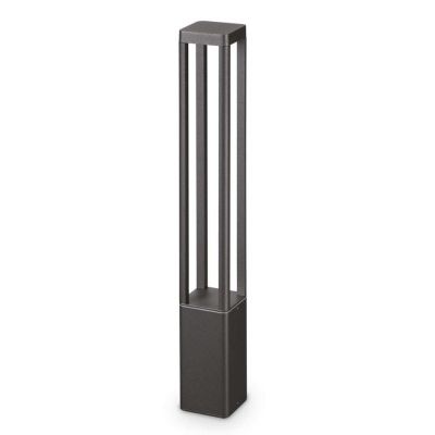 PALO DA GIARDINO IP65 ANTRACITE 2 MISURE LED 8,5W LUCE 3000K FORMA SQUADRATA MODERNO CRISTALENSI - Cristalensi Shop Online