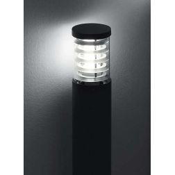 PALO DA ESTERNO H40 IN ALLUMINIO 5 COLORI MODERNO IP44 CON VETRO PIREX CRISTALENSI - Cristalensi Shop Online