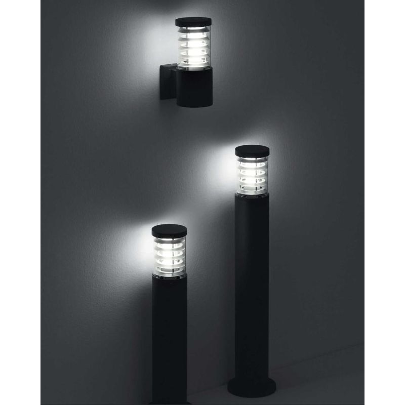 PALO DA ESTERNO H40 IN ALLUMINIO 5 COLORI MODERNO IP44 CON VETRO PIREX CRISTALENSI - Cristalensi Shop Online