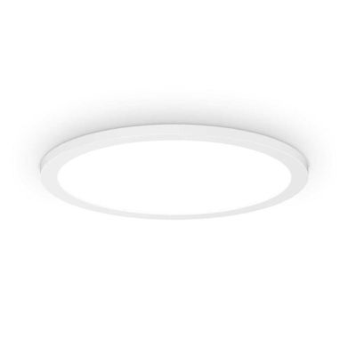 PLAFONIERA MODERNA BIANCA IN 4 MISURE CON LED INTEGRATO LUCE 3000K O 4000K IP40 CRISTALENSI - Cristalensi Shop Online