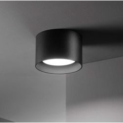 FARETTO DA SOFFITTO ROTONDO D10 CM IN METALLO 6 COLORI CON LAMPADINA GX53 CRISTALENSI - Cristalensi Shop Online 2