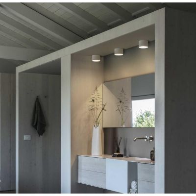 FARETTO DA SOFFITTO ROTONDO D10 CM IN METALLO 6 COLORI CON LAMPADINA GX53 CRISTALENSI - Cristalensi Shop Online