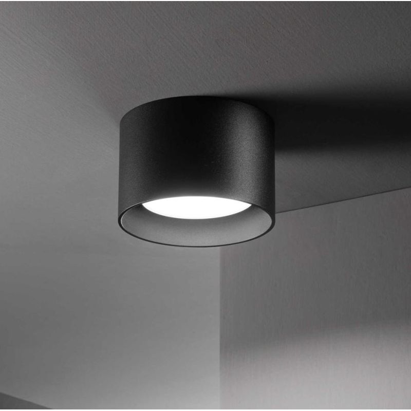 FARETTO DA SOFFITTO ROTONDO D10 CM IN METALLO 6 COLORI CON LAMPADINA GX53 CRISTALENSI - Cristalensi Shop Online