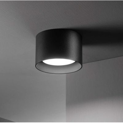 FARETTO DA SOFFITTO ROTONDO D10 CM IN METALLO 6 COLORI CON LAMPADINA GX53 CRISTALENSI - Cristalensi Shop Online