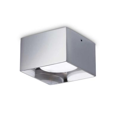 SPIKE SQUARE FARETTO DA SOFFITTO QUADRATO CM 10X10 IN METALLO 6 COLORI CON LAMPADINA GX53 Ideal Lux - Cristalensi Shop Online