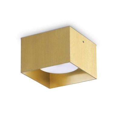 SPIKE SQUARE FARETTO DA SOFFITTO QUADRATO CM 10X10 IN METALLO 6 COLORI CON LAMPADINA GX53 Ideal Lux - Cristalensi Shop Online