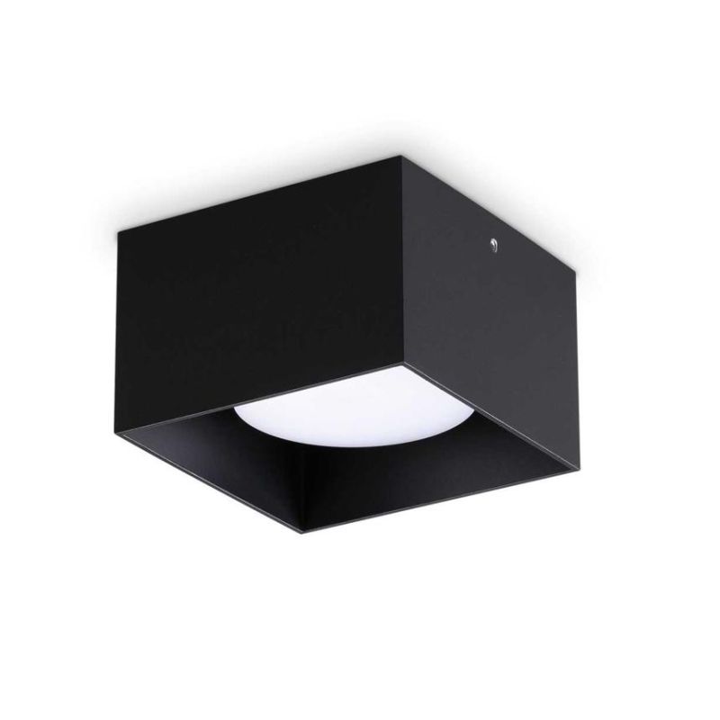 SPIKE SQUARE FARETTO DA SOFFITTO QUADRATO CM 10X10 IN METALLO 6 COLORI CON LAMPADINA GX53 Ideal Lux - Cristalensi Shop Online