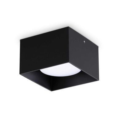 SPIKE SQUARE FARETTO DA SOFFITTO QUADRATO CM 10X10 IN METALLO 6 COLORI CON LAMPADINA GX53 Ideal Lux - Cristalensi Shop Online