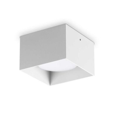 SPIKE SQUARE FARETTO DA SOFFITTO QUADRATO CM 10X10 IN METALLO 6 COLORI CON LAMPADINA GX53 Ideal Lux - Cristalensi Shop Online