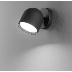 FARETTO ORIENTABILE 1 LUCE BIANCO, NERO E OTTONE LAMPADINA GX53 INCLUSA MODERNO CRISTALENSI - Cristalensi Shop Online