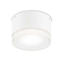 PICCOLA APPLIQUE O PLAFONIERA DA ESTERNI IP44 BIANCO O ANTRACITE FORMA ROTONDA 2 MISURE CRISTALENSI - Cristalensi Shop Online 2