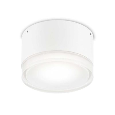 PICCOLA APPLIQUE O PLAFONIERA DA ESTERNI IP44 BIANCO O ANTRACITE FORMA ROTONDA 2 MISURE CRISTALENSI - Cristalensi Shop Online