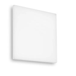 PLAFONIERA QUADRATA DA ESTERNI CM 30X30 IN ALLUMINIO BIANCO IP65 LED 19W LUCE 3000K-4000K MODERNA CRISTALENSI - Cristalensi Shop
