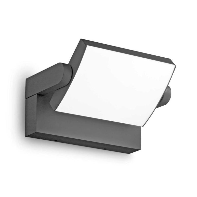 APPLIQUE ORIENTABILE DA ESTERNI IN ALLUMINIO 5 COLORI IP54 LED 20W LUCE 3000K MODERNA CRISTALENSI - Cristalensi Shop Online