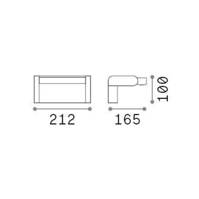 APPLIQUE ORIENTABILE DA ESTERNI IN ALLUMINIO 5 COLORI IP54 LED 20W LUCE 3000K MODERNA CRISTALENSI - Cristalensi Shop Online