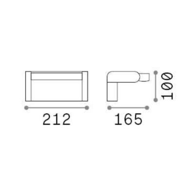 APPLIQUE ORIENTABILE DA ESTERNI IN ALLUMINIO 5 COLORI IP54 LED 20W LUCE 3000K MODERNA CRISTALENSI - Cristalensi Shop Online