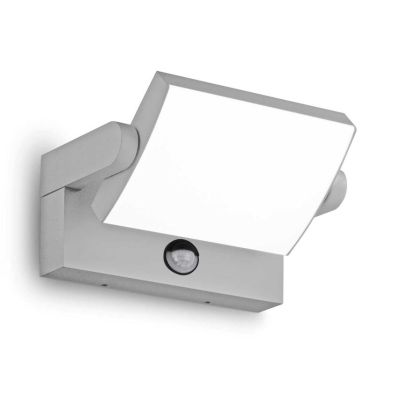 APPLIQUE ORIENTABILE DA ESTERNI CON SENSORE DI MOVIMENTO 5 COLORI IP54 LED 21W LUCE 3000K MODERNA CRISTALENSI - Cristalensi Shop