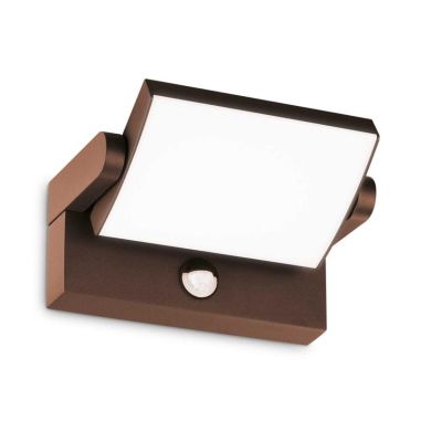 APPLIQUE ORIENTABILE DA ESTERNI CON SENSORE DI MOVIMENTO 5 COLORI IP54 LED 21W LUCE 3000K MODERNA CRISTALENSI - Cristalensi Shop