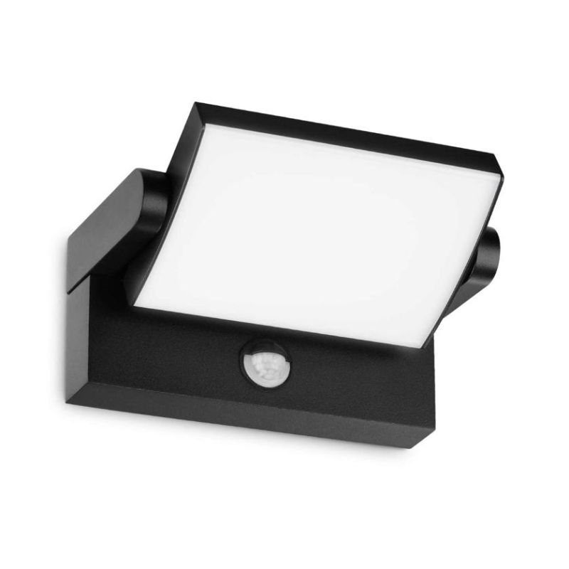 APPLIQUE ORIENTABILE DA ESTERNI CON SENSORE DI MOVIMENTO 5 COLORI IP54 LED 21W LUCE 3000K MODERNA CRISTALENSI - Cristalensi Shop