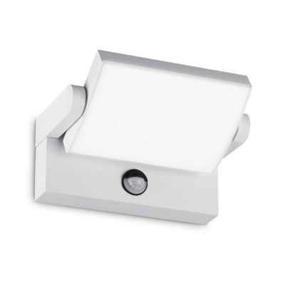 APPLIQUE ORIENTABILE DA ESTERNI CON SENSORE DI MOVIMENTO 5 COLORI IP54 LED 21W LUCE 3000K MODERNA CRISTALENSI - Cristalensi Shop