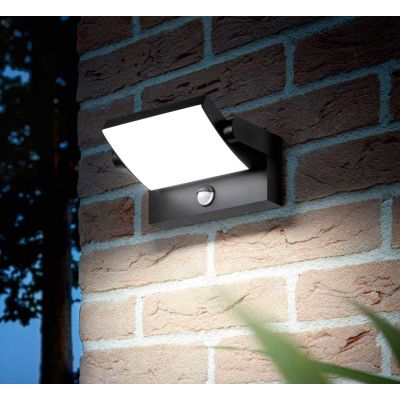 APPLIQUE ORIENTABILE DA ESTERNI CON SENSORE DI MOVIMENTO 5 COLORI IP54 LED 21W LUCE 3000K MODERNA CRISTALENSI - Cristalensi Shop