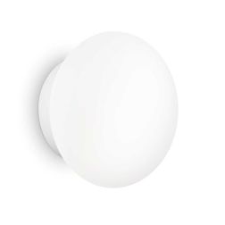 APPLIQUE DA ESTERNI IN ALLUMINIO BIANCO IP54 D15 CM FORMA OVALE DESIGN MODERNO CRISTALENSI - Cristalensi Shop Online 2