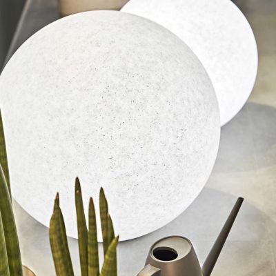 SFERA LUMINOSA DA ESTERNO GRIGIO MELANGE EFFETTO GRANITO 4 MISURE IP44 ATTACCO E27 CRISTALENSI - Cristalensi Shop Online