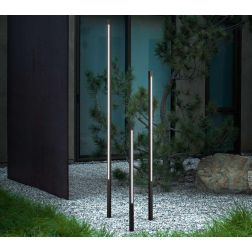 LAMPIONE DA ESTERNO IP65 LED INTEGRATO LUCE 3000K 3 MISURE ANTRACITE O NERO MODERNO CRISTALENSI - Cristalensi Shop Online