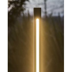 LAMPIONE DA ESTERNO IP65 LED INTEGRATO LUCE 3000K 3 MISURE ANTRACITE O NERO MODERNO CRISTALENSI - Cristalensi Shop Online 2