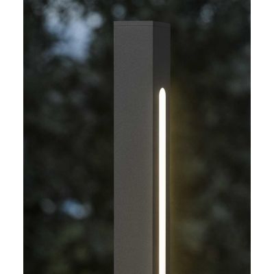 LAMPIONE DA ESTERNO IP65 LED INTEGRATO LUCE 3000K 3 MISURE ANTRACITE O NERO MODERNO CRISTALENSI - Cristalensi Shop Online