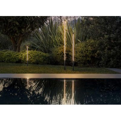 LAMPIONE DA ESTERNO IP65 LED INTEGRATO LUCE 3000K 3 MISURE ANTRACITE O NERO MODERNO CRISTALENSI - Cristalensi Shop Online
