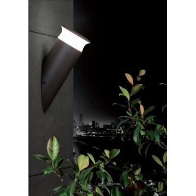 KEP APPLIQUE INCLINATA DA ESTERNO LED 9W LUCE 3000K-4000K IP65 IN ALLUMINIO ANTRACITE O CAFFE Sovil - Cristalensi Shop Online