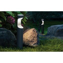 COBRA PALO DA ESTERNO 2 MISURE IP54 LED 9W LUCE 3000K-4000K ALLUMINIO ANTRACITE DI SOVIL Sovil - Cristalensi Shop Online