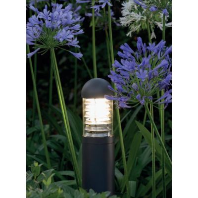 TORCH PALO PER ESTERNO 2 MISURE IN ALLUMINIO COLORE ANTRACITE CON DIFFUSORE TRASPARENTE Sovil - Cristalensi Shop Online