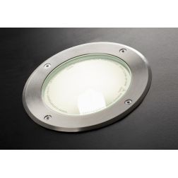 ROUTE INCASSO CALPESTABILE IN ALLUMINIO CON DIFFUSORE IN VETRO IP65 Sovil - Cristalensi Shop Online