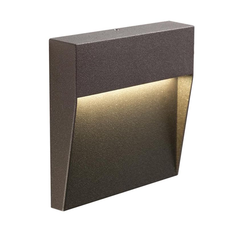 GEO SQUARE GRANDE SEGNAPASSO A LED 6W IP65 SENZA SCASSO TRE COLORI SOVIL Sovil - Cristalensi Shop Online