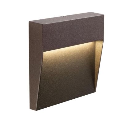 GEO SQUARE GRANDE SEGNAPASSO A LED 6W IP65 SENZA SCASSO TRE COLORI SOVIL Sovil - Cristalensi Shop Online