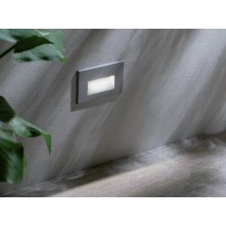 SPINA SEGNAPASSO DA INCASSO IP65 PER SCATOLA 503 SVASATO LISCO BIANCO ANTRACITE ALLUMINIO LED 3W Sovil - Cristalensi Shop Online