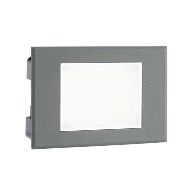 SPINA SEGNAPASSO DA INCASSO PER SCATOLA 503 BIANCO ANTRACITE ALLUMINIO LED 3W IP65 DI SOVIL Sovil - Cristalensi Shop Online